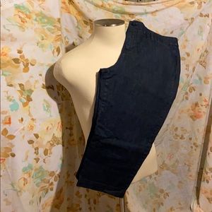 Denim tall size capri